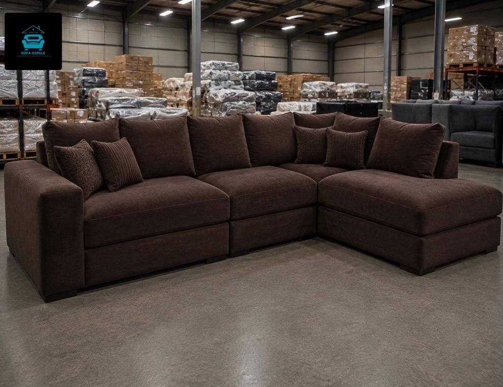 Alan L-Shape Right Hand Chaise Sofa
