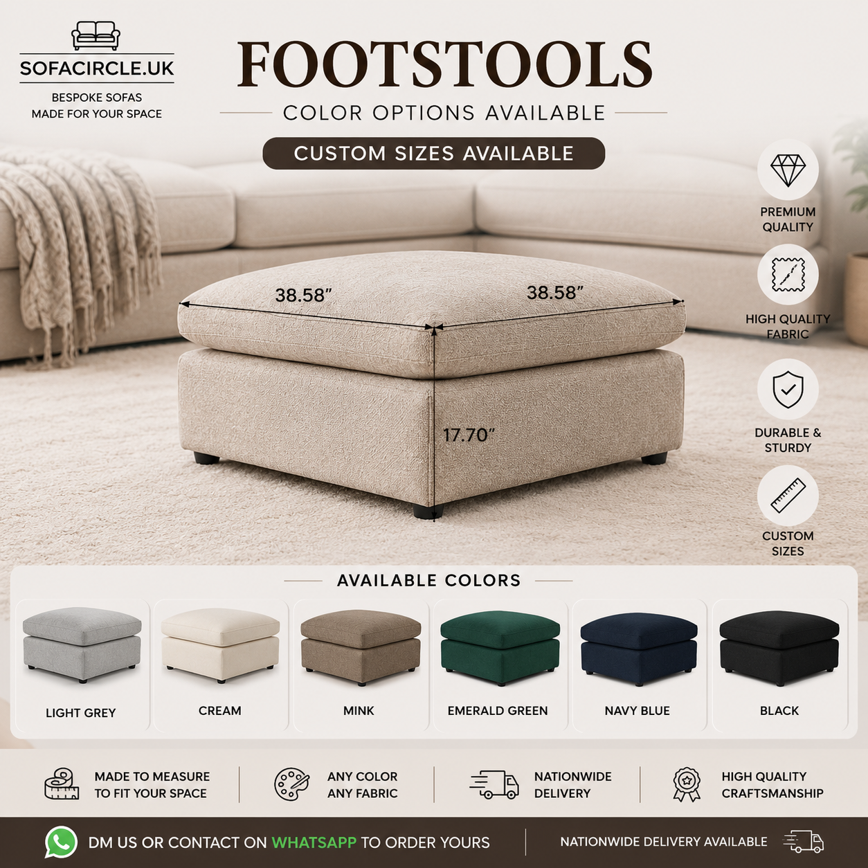 Matching Footstool