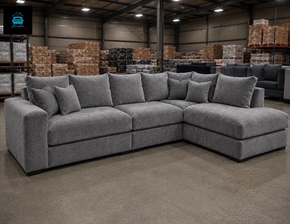 Alan L-Shape Right Hand Chaise Sofa