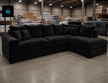 Alan L-Shape Right Hand Chaise Sofa