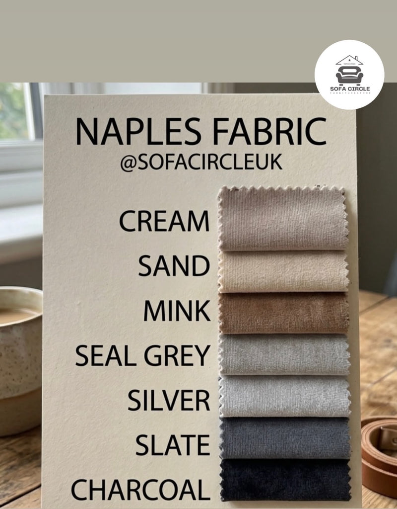 Naples fabric colour card