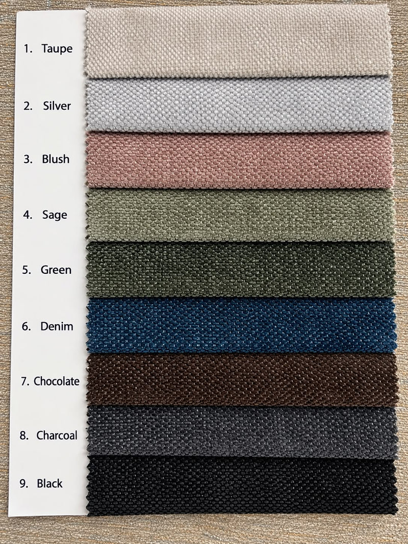 Textured Weave fabric colour card